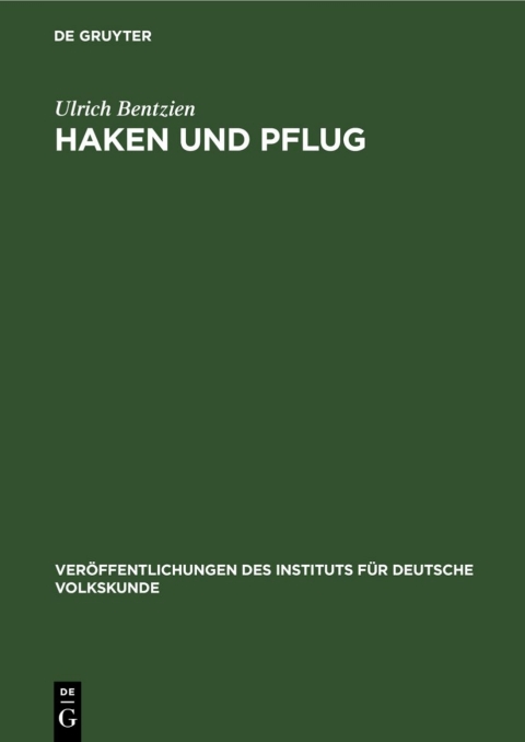 Cover image for book Haken und Pflug