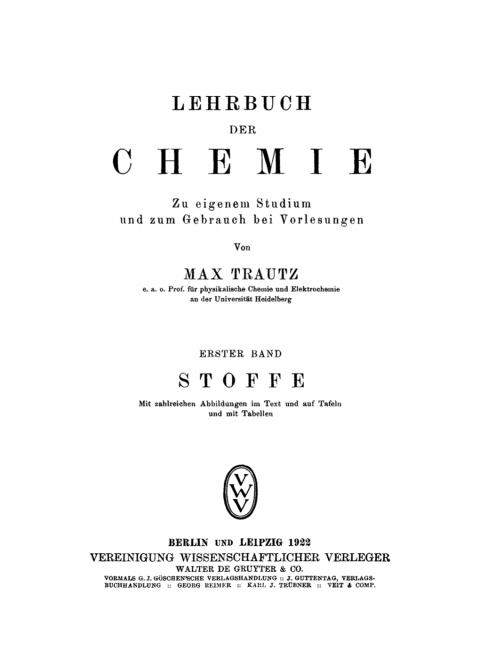Cover image for book Stoffe