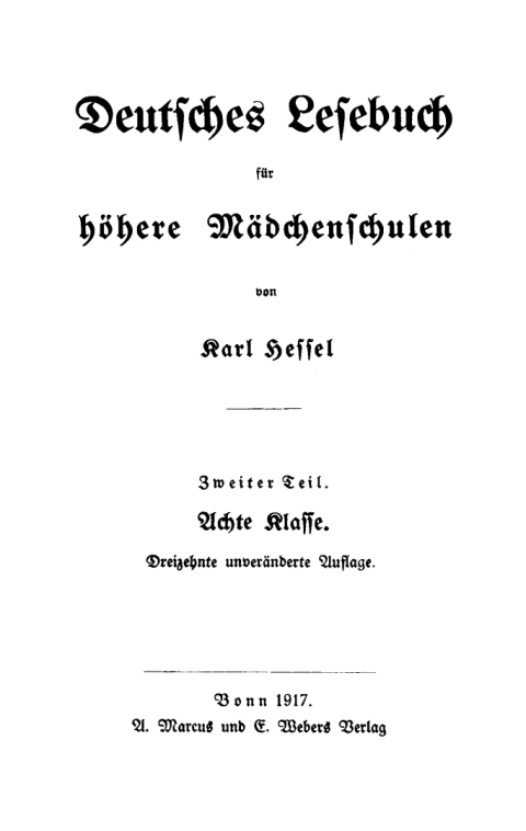 Cover image for book Acte Klasse
