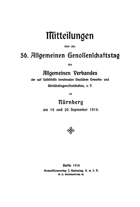 Cover image for book Nürnberg, am 19. und 20. September 1918