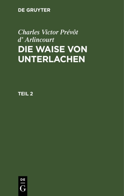 Cover image for book Die Waise von Unterlachen
