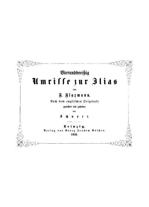 Cover image for book Vierunddreißig Umrisse zur Ilias