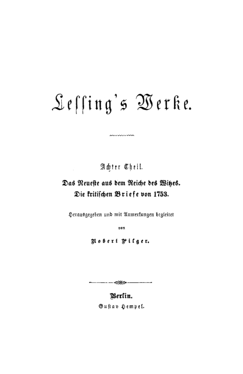 Cover image for book Das Neueste aus dem Reiche des Witzes. Die kritischen Briefe von 1753