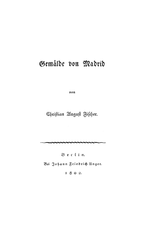 Cover image for book Gemälde von Madrid