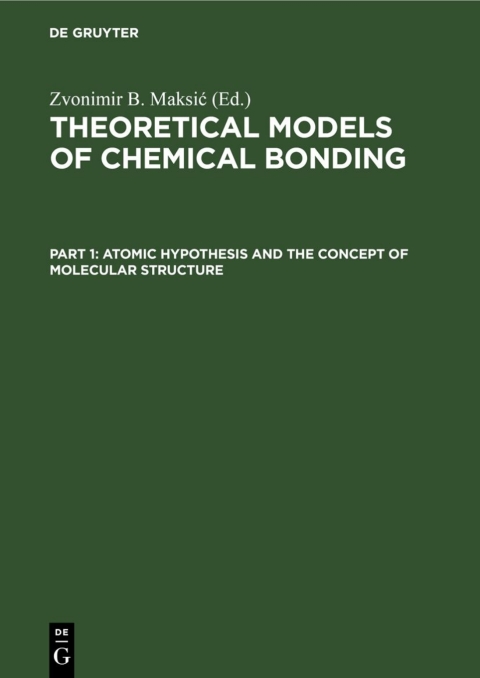 Cover image for book Atomic Hypothesis and the Concept of Molecular Structure
