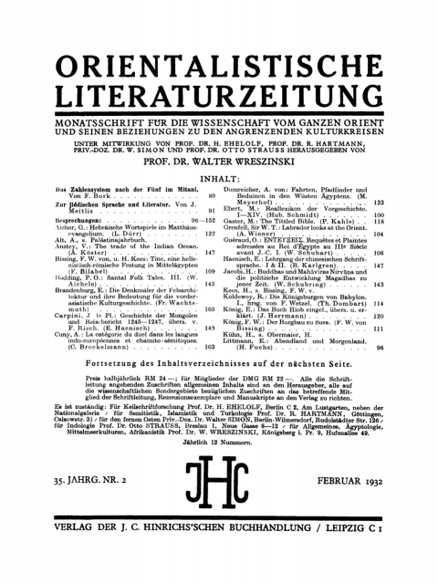 Cover image for book Februar 1932