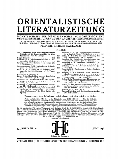 Cover image for book Juni 1936