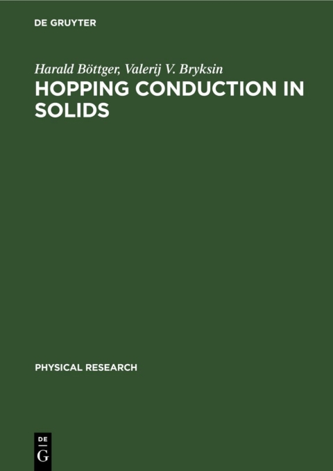 Cover image for book Hopping Conduction in Solids