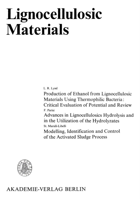 Cover image for book Lignocellulosic Materials