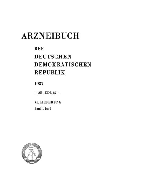 Cover image for book -AB-DDR 87–