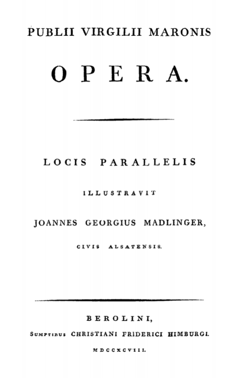 Cover image for book Publii Virgilli Maronis Opera