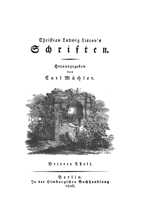 Cover image for book Christian Ludwig Liscow: Christian Ludwig Liscov’s Schriften. Teil 3
