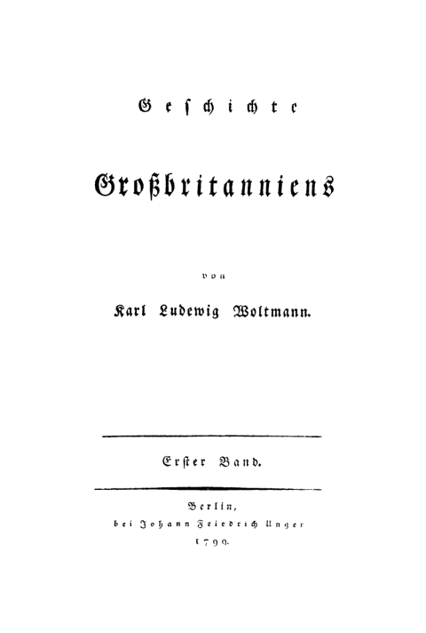Cover image for book Geschichte Großbritanniens, Band 1