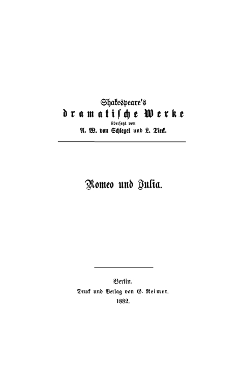 Cover image for book Romeo und Julia