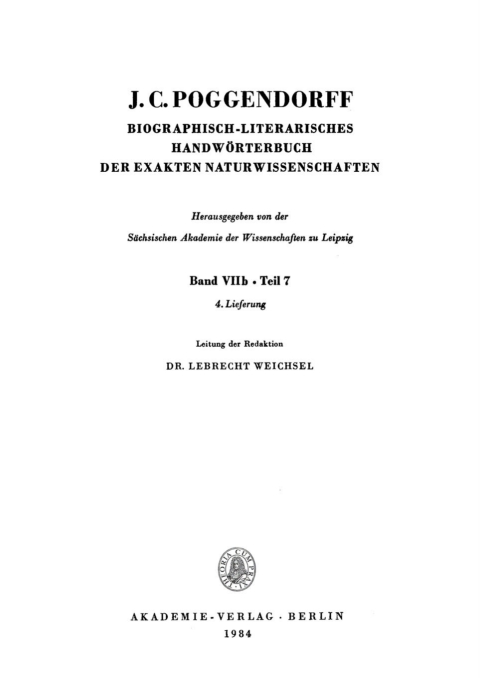 Cover image for book Lieferung 4