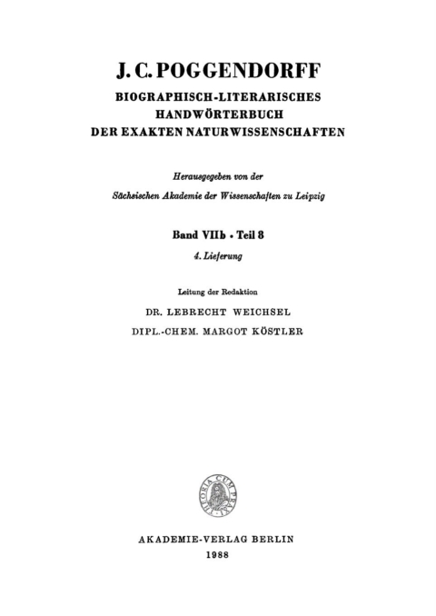 Cover image for book Sn – Vl, Lieferung 4