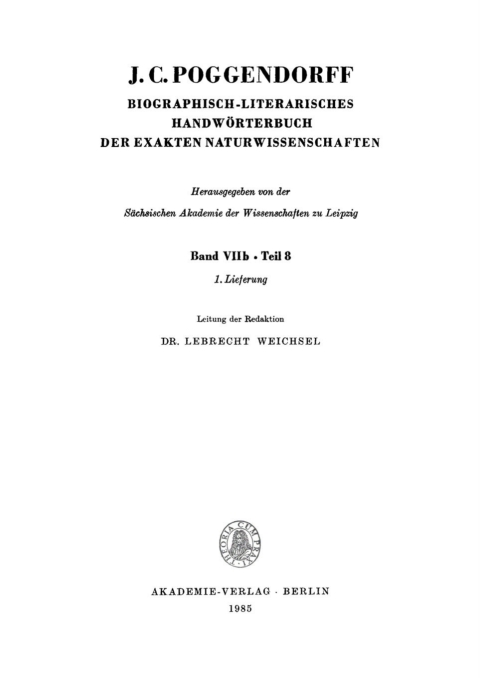 Cover image for book Sn – Vl, Lieferung 1