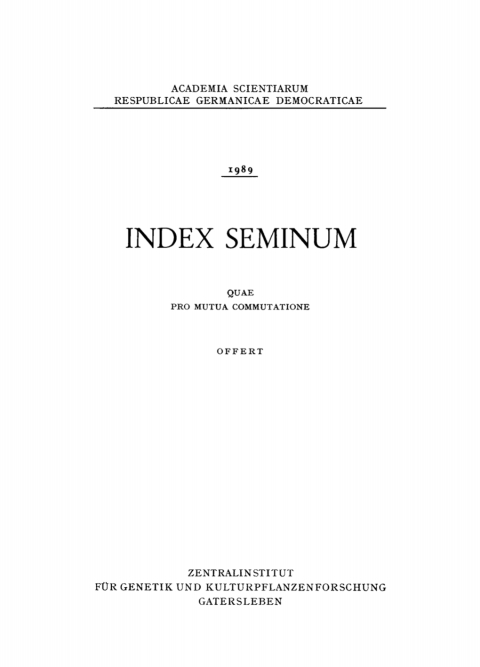 Cover image for book 1989