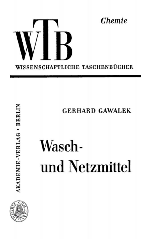 Cover image for book Wasch- und Netzmittel