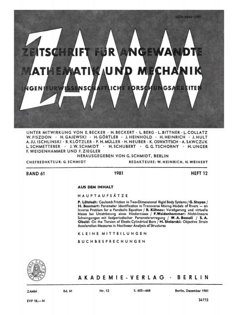 Cover image for book Dezember 1981