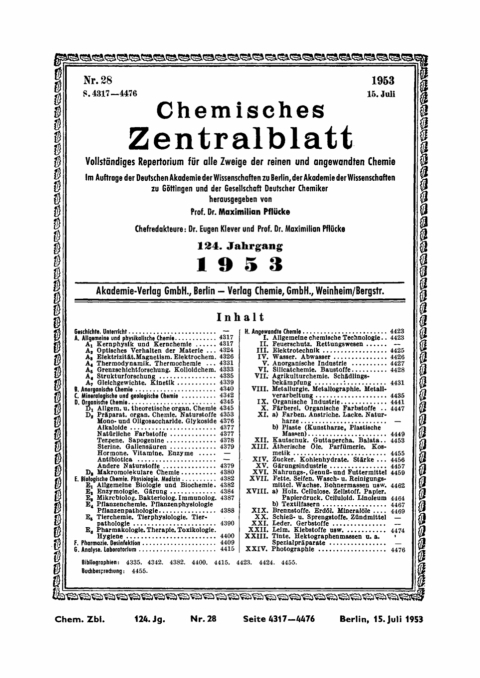 Cover image for book 15. Juli 1953