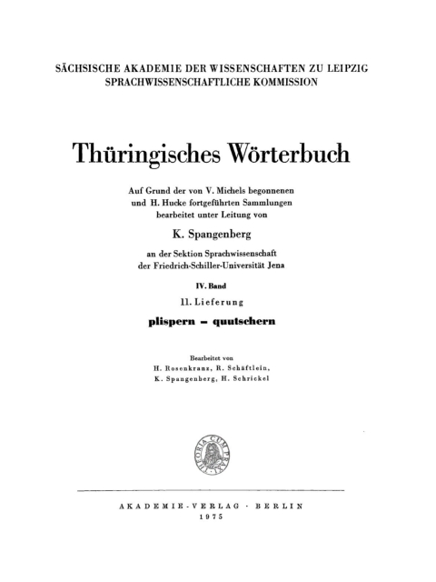 Cover image for book Plispern – quutschern