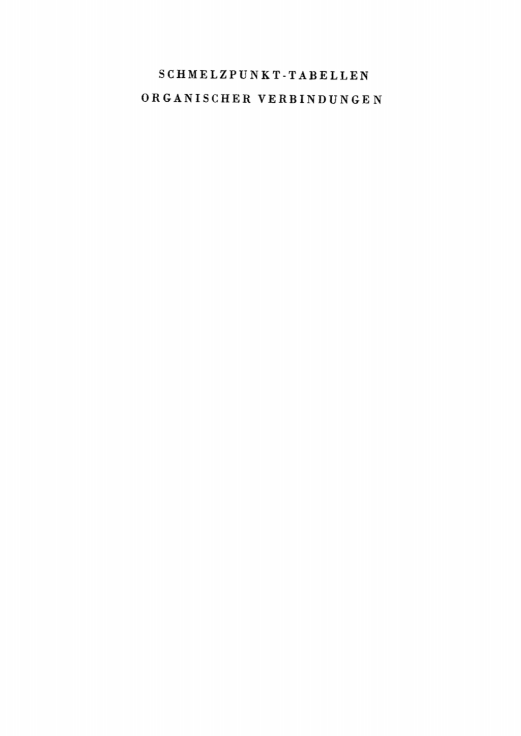 Page Fidelity Schmelzpunkt Tabellen organischer Verbindungen; $221.99