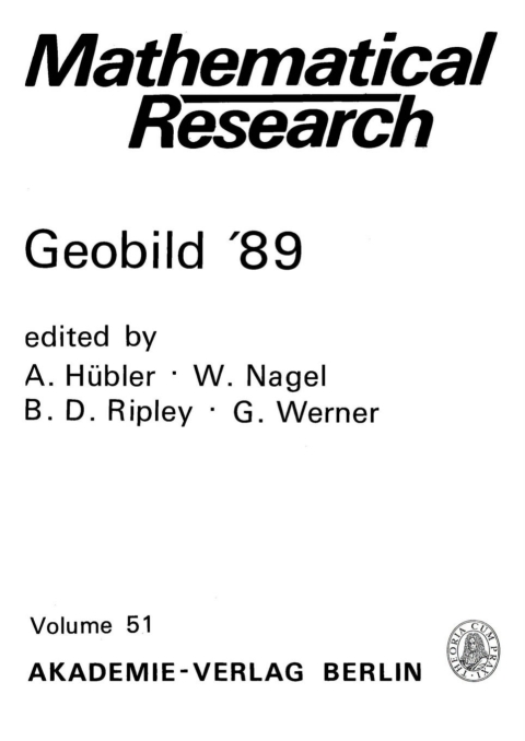 Cover image for book Geobild’ 89