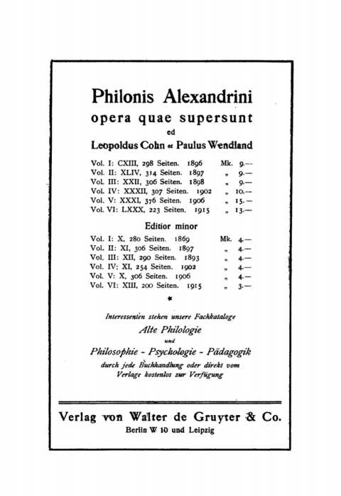 Cover image for book Indices ad Philonis Alexandria Opera, Pars 1