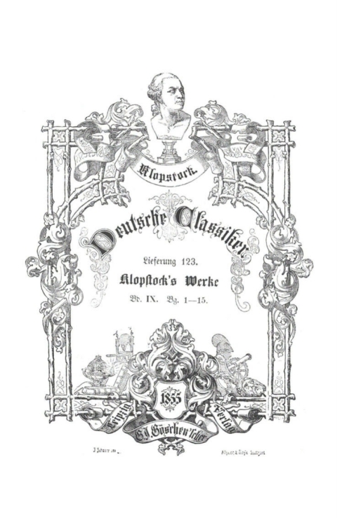 Cover image for book Klopstock’s Werke, Bd. 9. Bogen 1–15