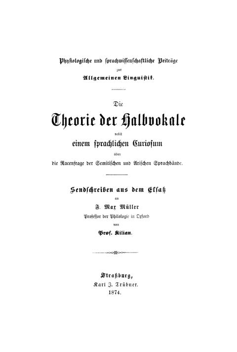 Cover image for book Die Theorie der Halbvokale