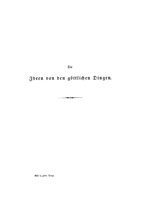Cover image for book Die Ideen von den göttlichen Dingen und unsere Zeit
