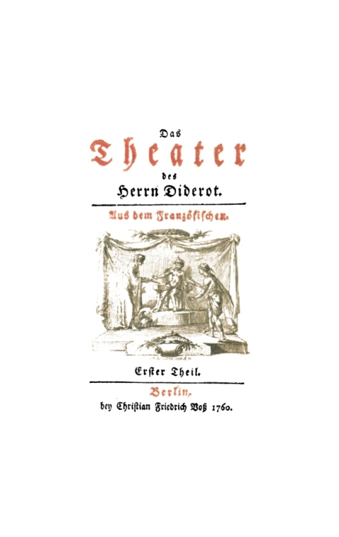 Cover image for book Diderot: Das Theater des Herrn Diderot. Teil 1