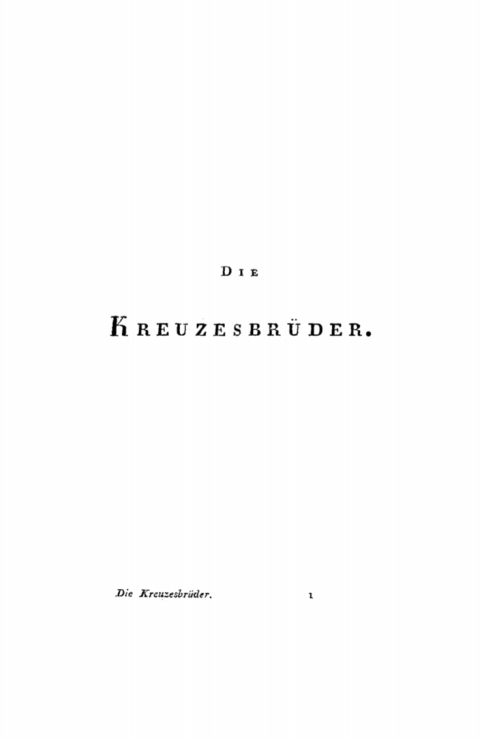 Cover image for book Die Kreuzesbrüder