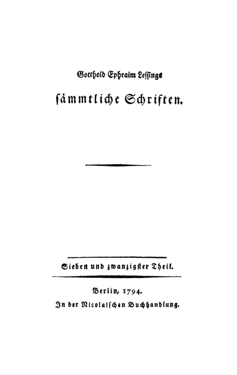 Cover image for book Gotthold Ephraim Lessings Briefwechsel mit Karl Wilhelm Ramler, Johann Joachim Eschenburg und Friedrich Nicolai