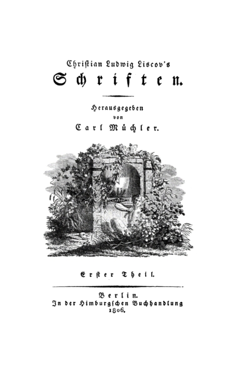 Cover image for book Christian Ludwig Liscow: Christian Ludwig Liscov’s Schriften. Teil 1