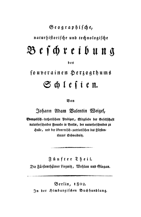 Cover image for book Die Fürstenthümer Liegnitz, Wohlau und Glogau