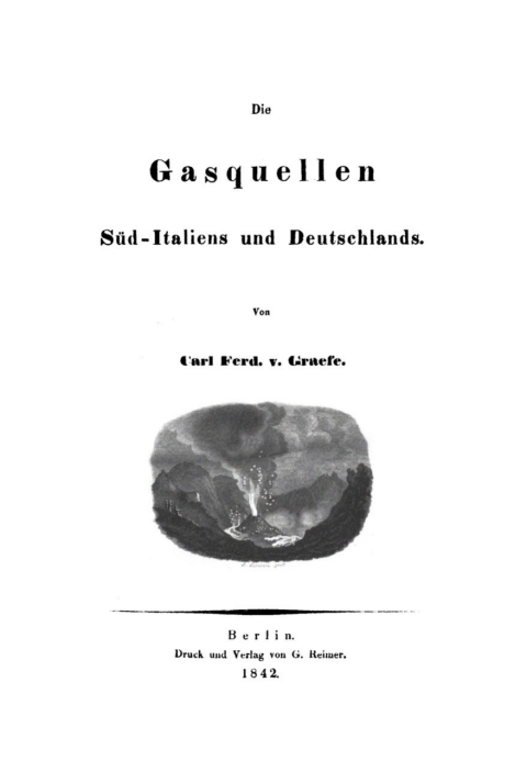 Cover image for book Die Gasquellen Süd-Italiens und Deutschlands