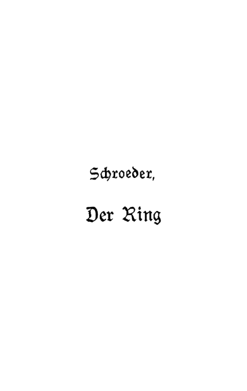 Cover image for book Der Ring