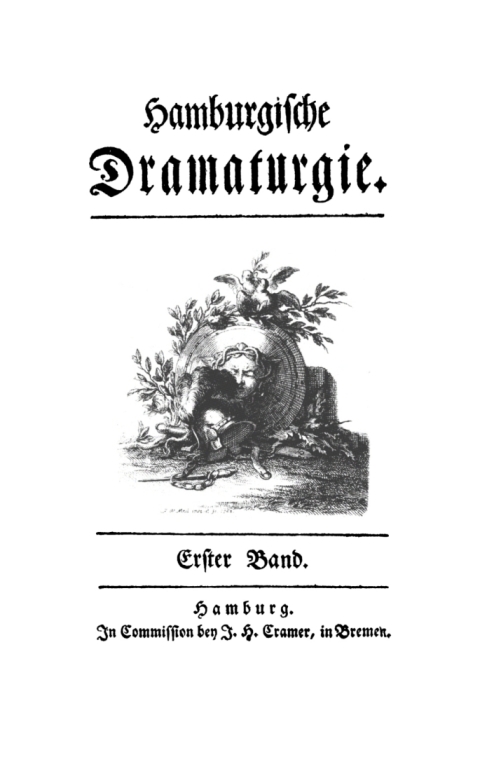 Cover image for book Hamburgische Dramaturgie