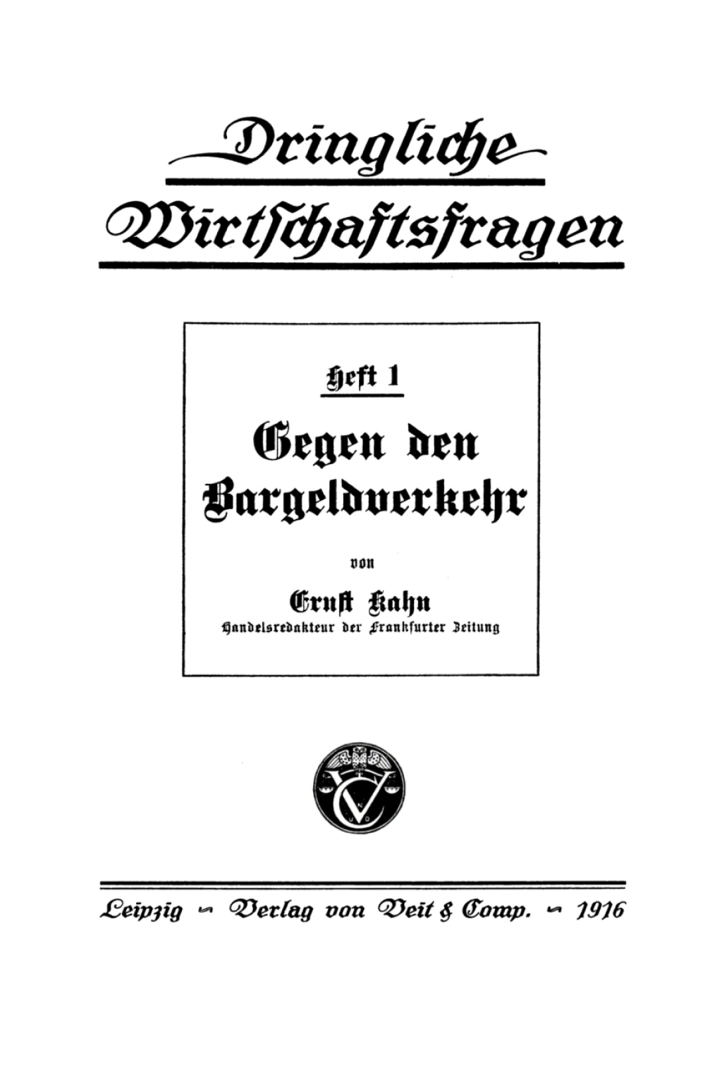 Page Fidelity Gegen den Bargeldverkehr; $148.73