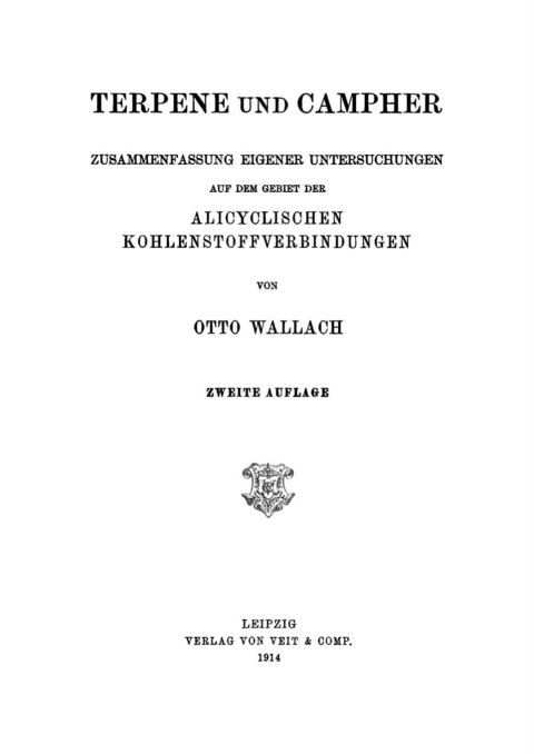 Cover image for book Terpene und Campher