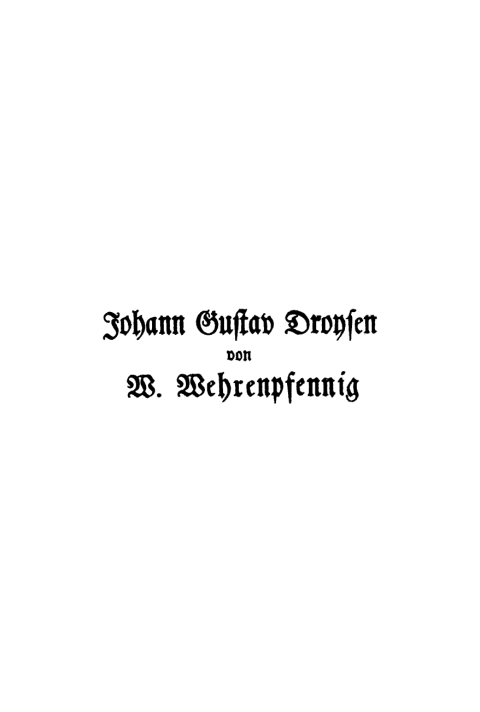 Johann Gustav Droysen 