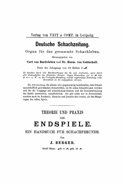 Cover image for book Vielzügige Schachaufgaben