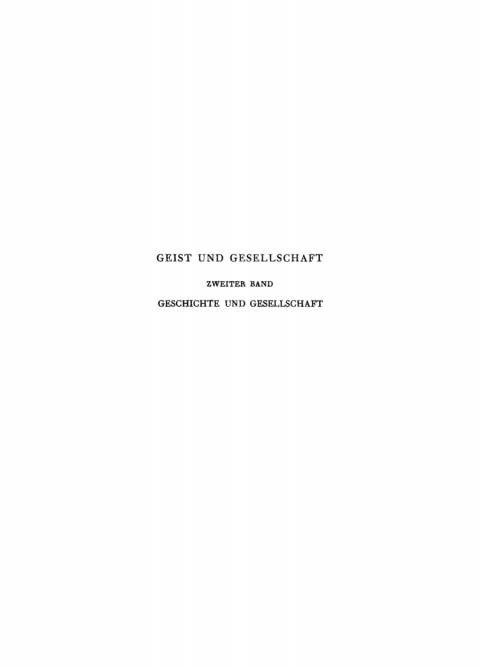 Cover image for book Geschichte und Gesellschaft