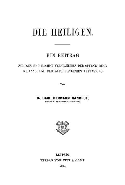 Cover image for book Die Heiligen