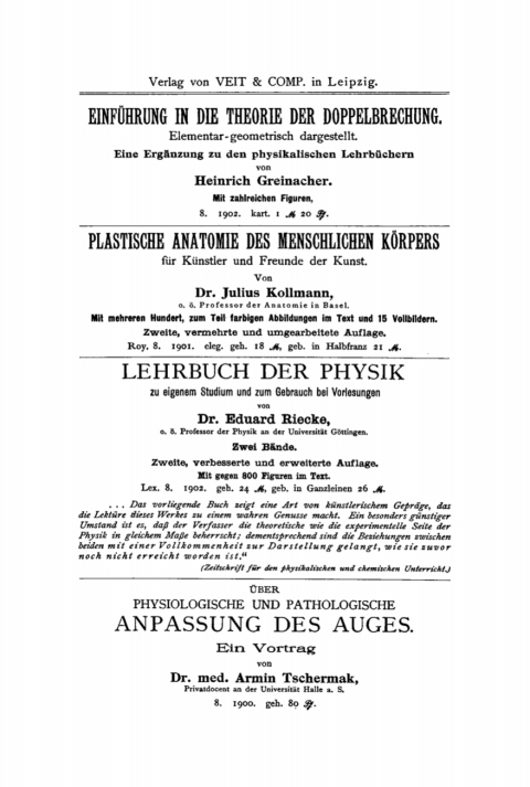 Cover image for book Das Stereoskop