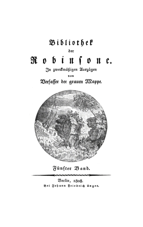 Cover image for book J. C. L. Haken: Bibliothek der Robinsone. Band 5