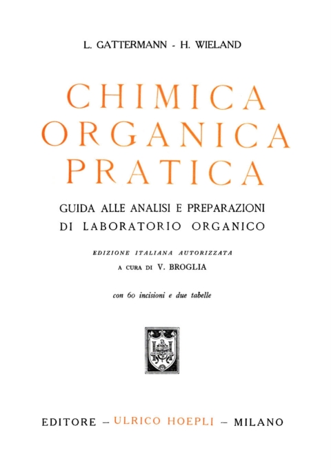 Chimica organica pratica 