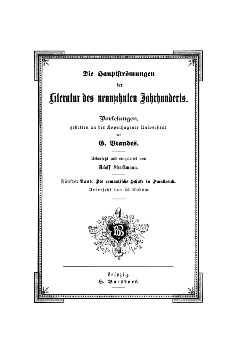 Cover image for book Die romantische Schule in Frankreich